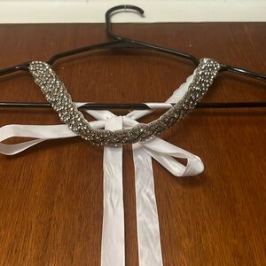 wedding belt - on white ribbon